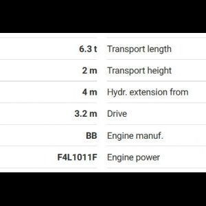 foto 6t układarka asfalt Bitelli BB630